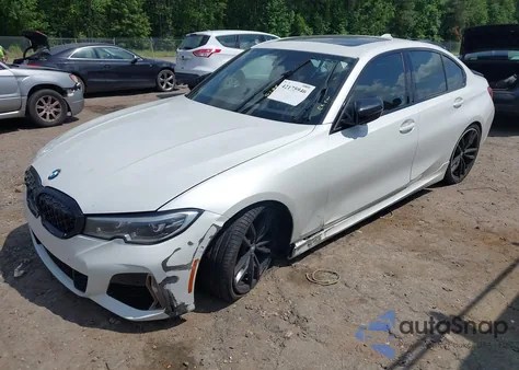 2020 BMW 3 Series M340I z USA, uszkodzony, nr VIN WBA5U7C06LA232418